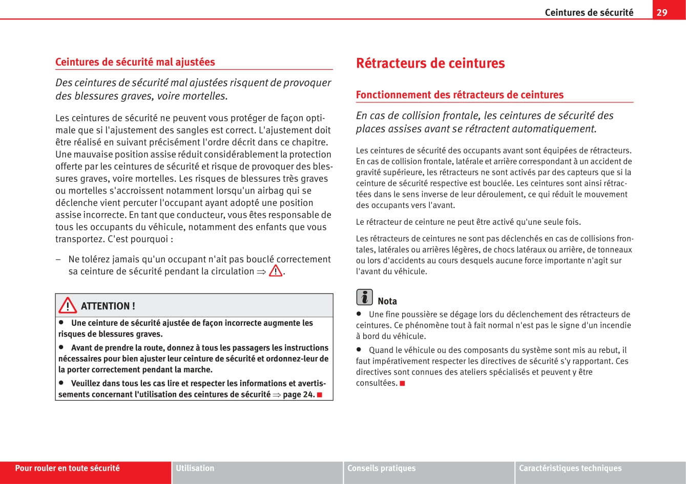 2009-2010 Seat Altea Freetrack Owner's Manual | French