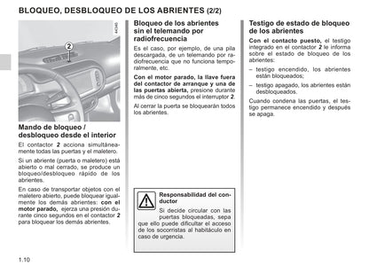 2019-2020 Renault Twingo Bedienungsanleitung | Spanisch