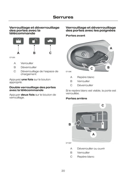 2010-2011 Ford Transit Owner's Manual | French