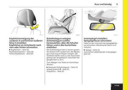 2007-2009 Opel Vectra Owner's Manual | German