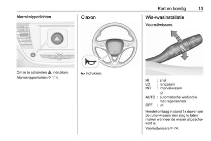 2017 Opel Crossland X Owner's Manual | Dutch