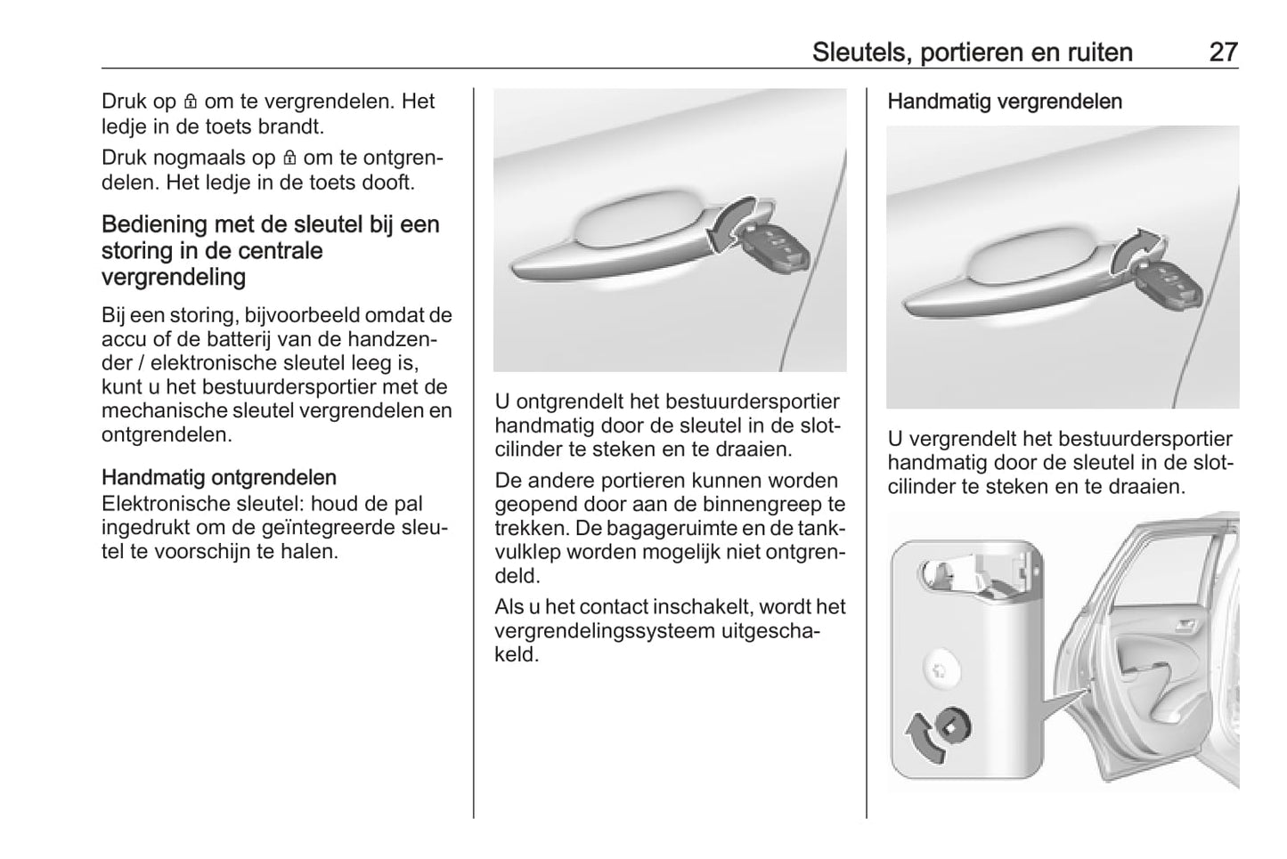 2017 Opel Crossland X Owner's Manual | Dutch