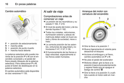 2014 Opel Zafira Bedienungsanleitung | Spanisch