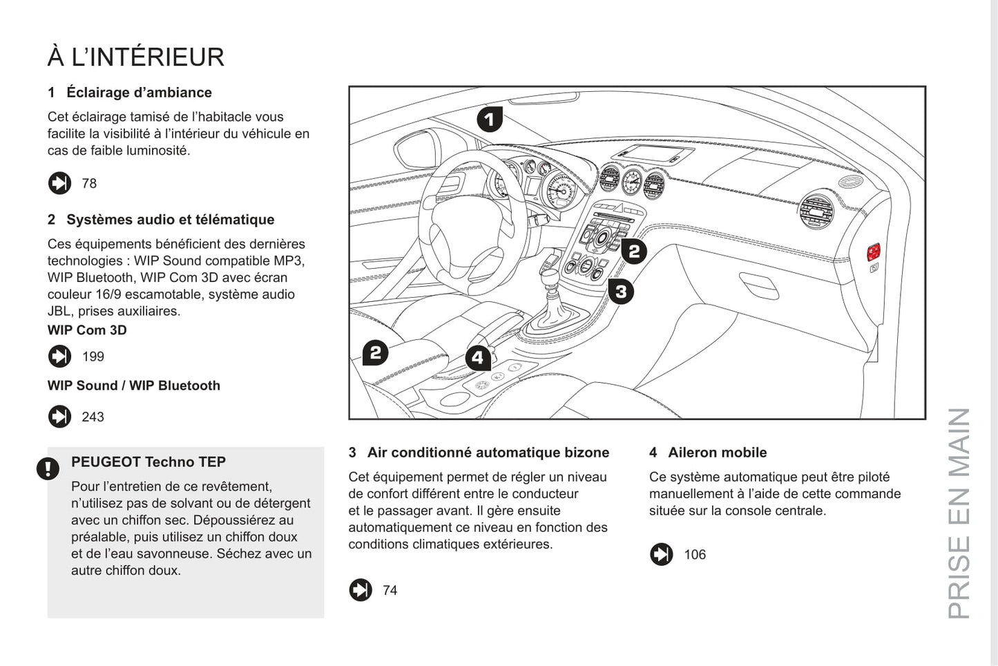 2011-2013 Peugeot RCZ Bedienungsanleitung | Französisch