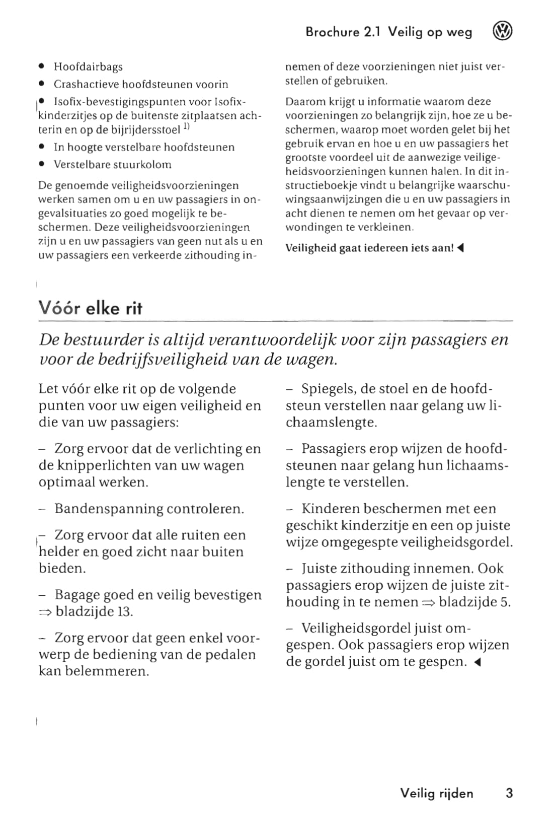 2003-2008 Volkswagen Golf Bedienungsanleitung | Niederländisch