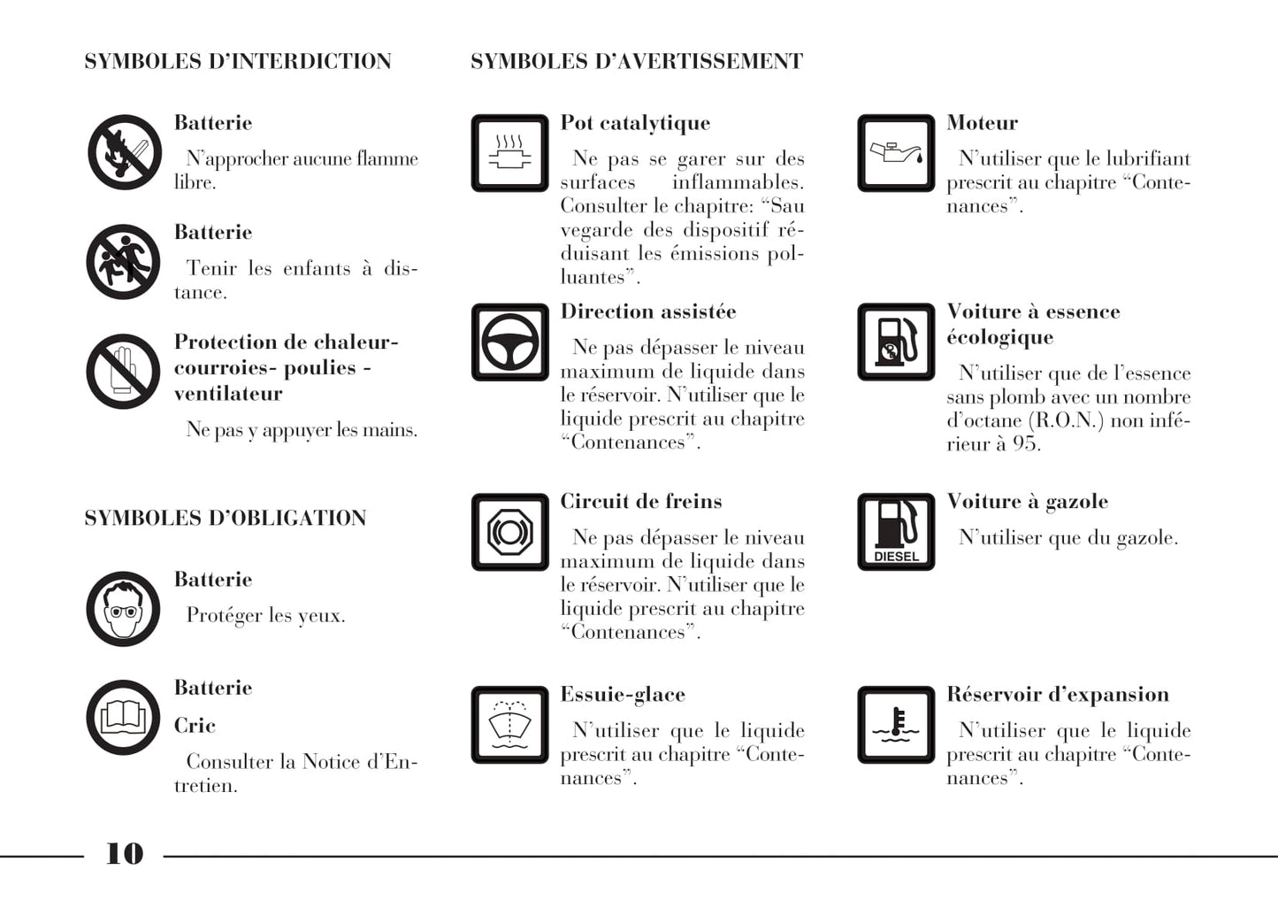 2002-2008 Lancia Thesis Owner's Manual | French