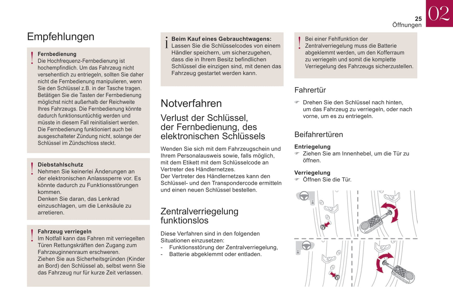 2018-2022 DS Automobiles DS 3/DS 3 Cabrio Owner's Manual | German