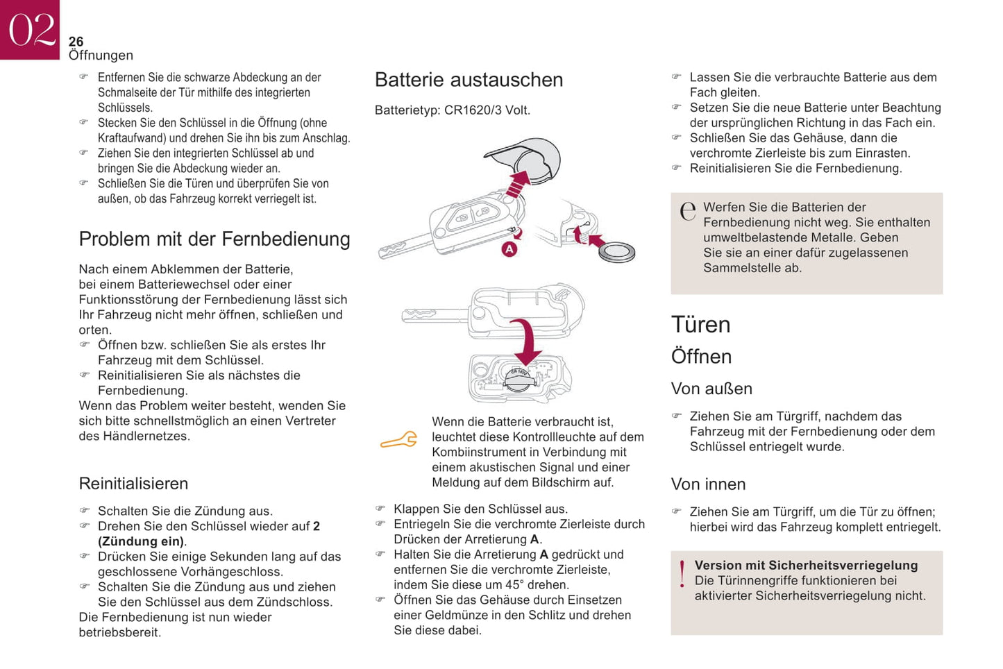 2018-2022 DS Automobiles DS 3/DS 3 Cabrio Bedienungsanleitung | Deutsch