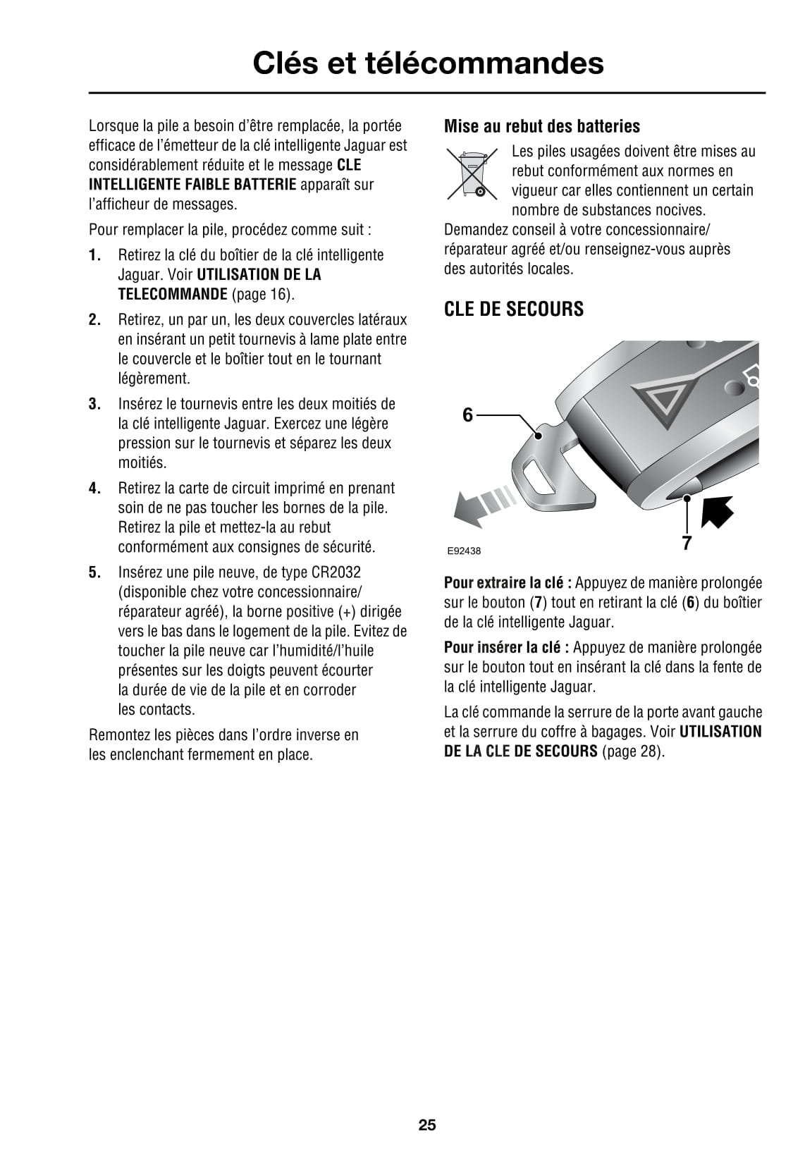 2008-2009 Jaguar XF Owner's Manual | French