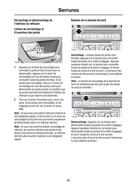 2008-2009 Jaguar XF Owner's Manual | French