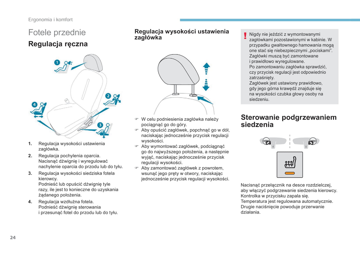 2017-2020 Peugeot Ion Owner's Manual | Polish