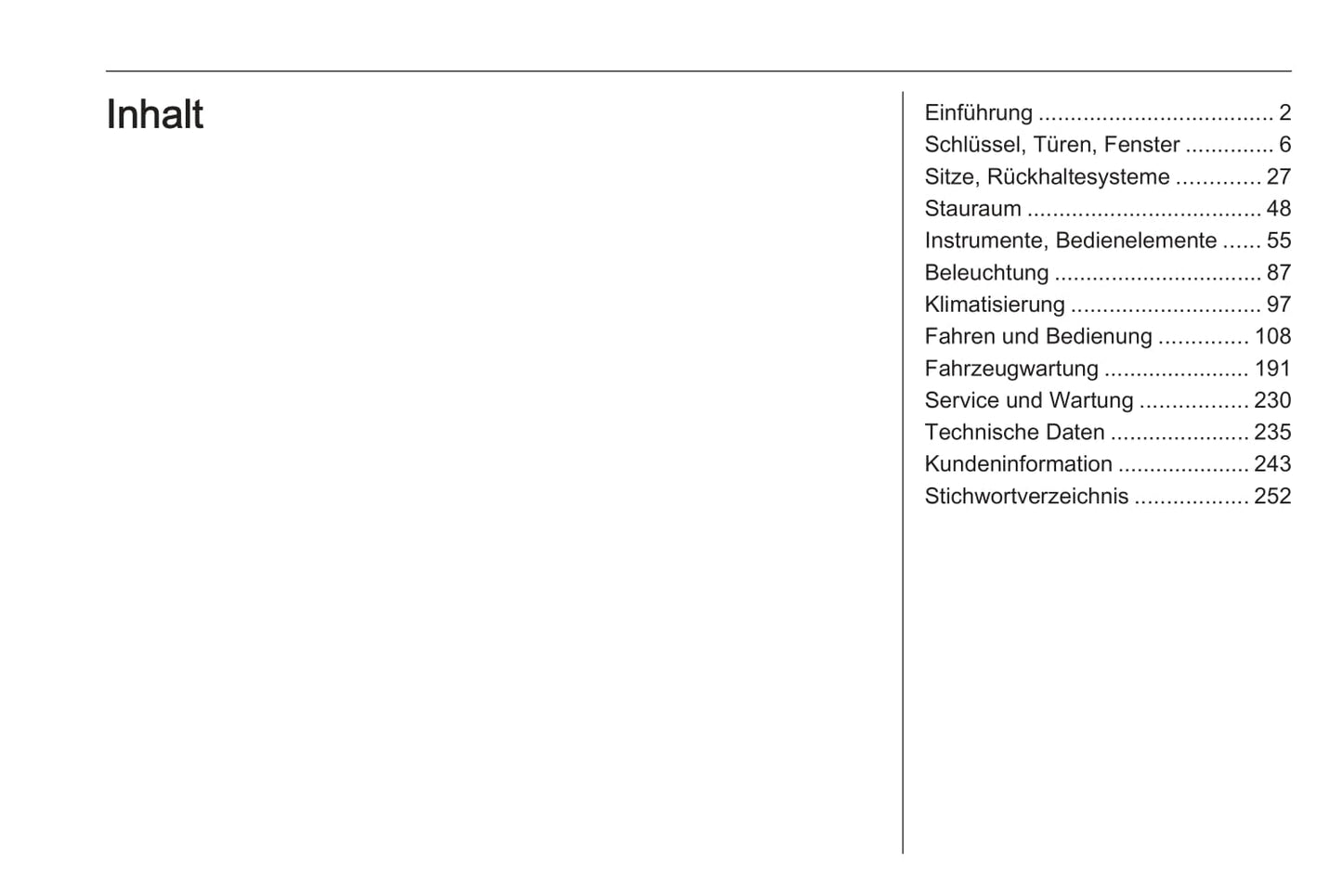 2021 Opel Mokka/Mokka-e Owner's Manual | German