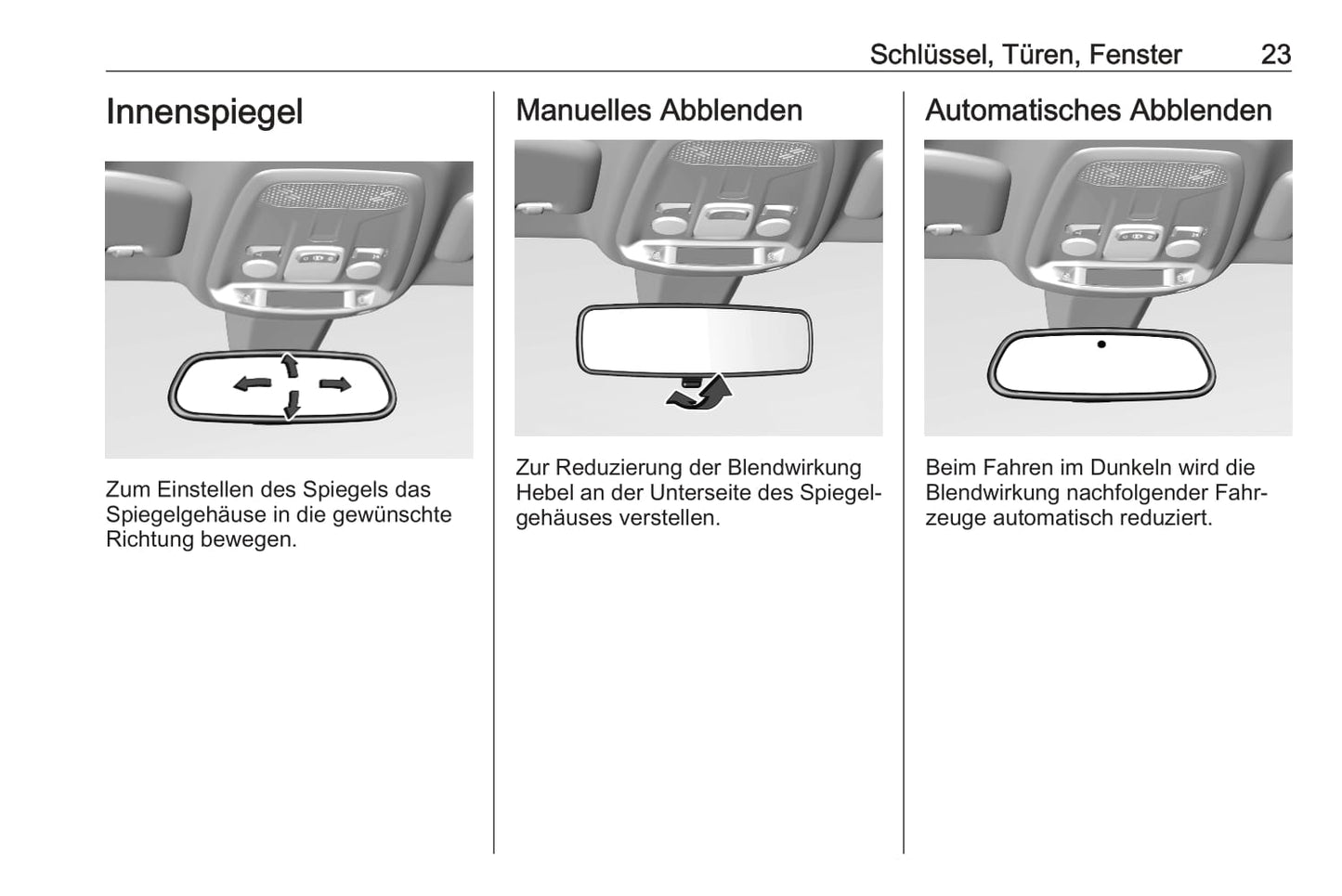 2021 Opel Mokka/Mokka-e Owner's Manual | German