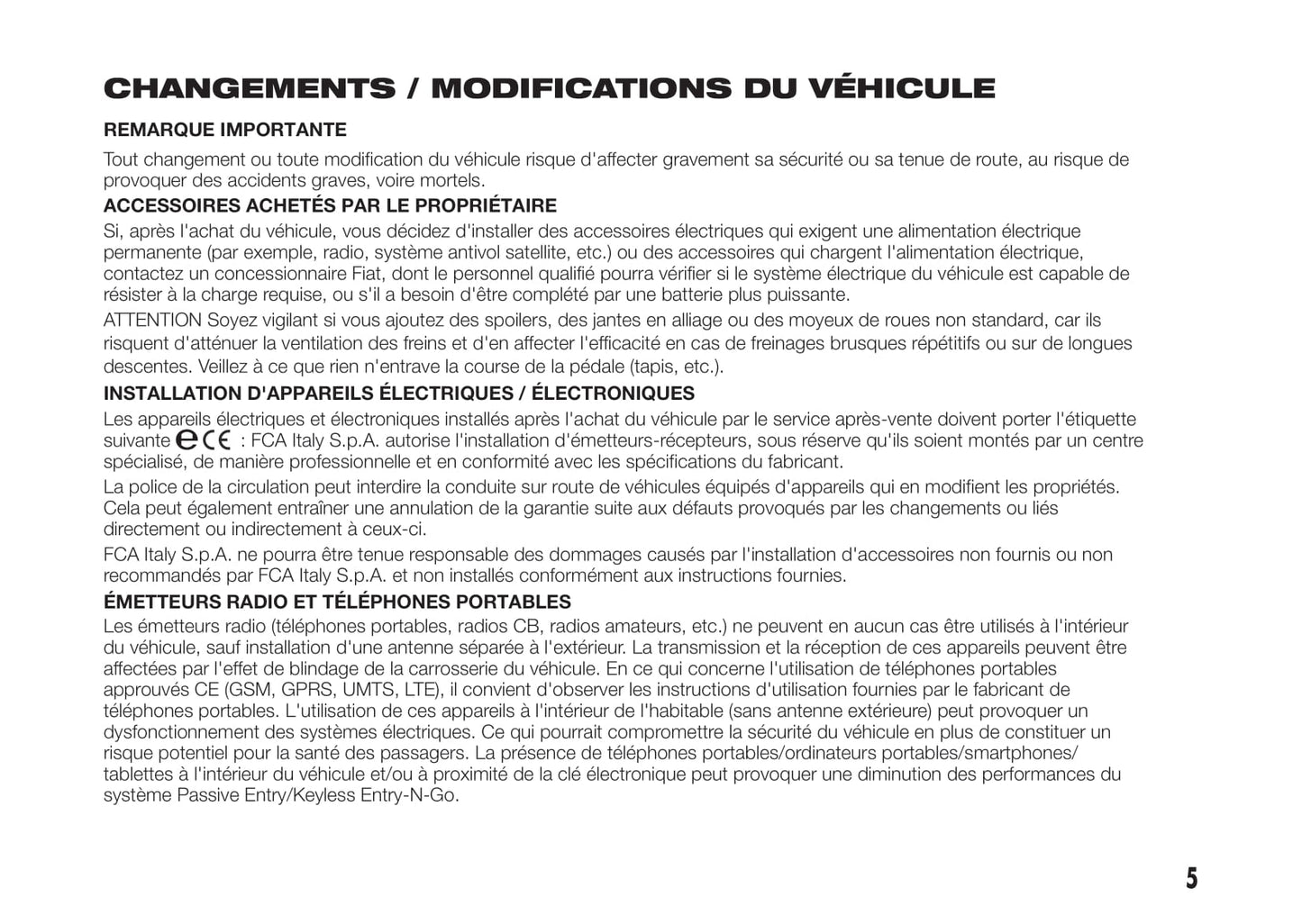 2017-2018 Fiat Fullback Bedienungsanleitung | Französisch