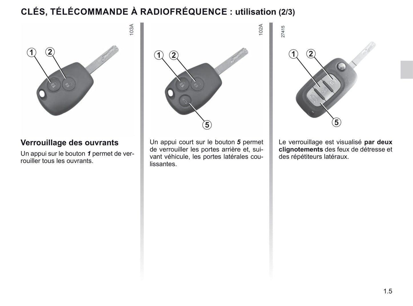 2020-2021 Renault Trafic Owner's Manual | French