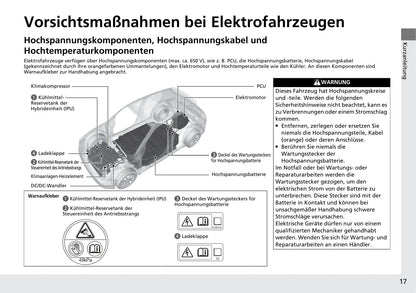 2020-2021 Honda e Owner's Manual | German