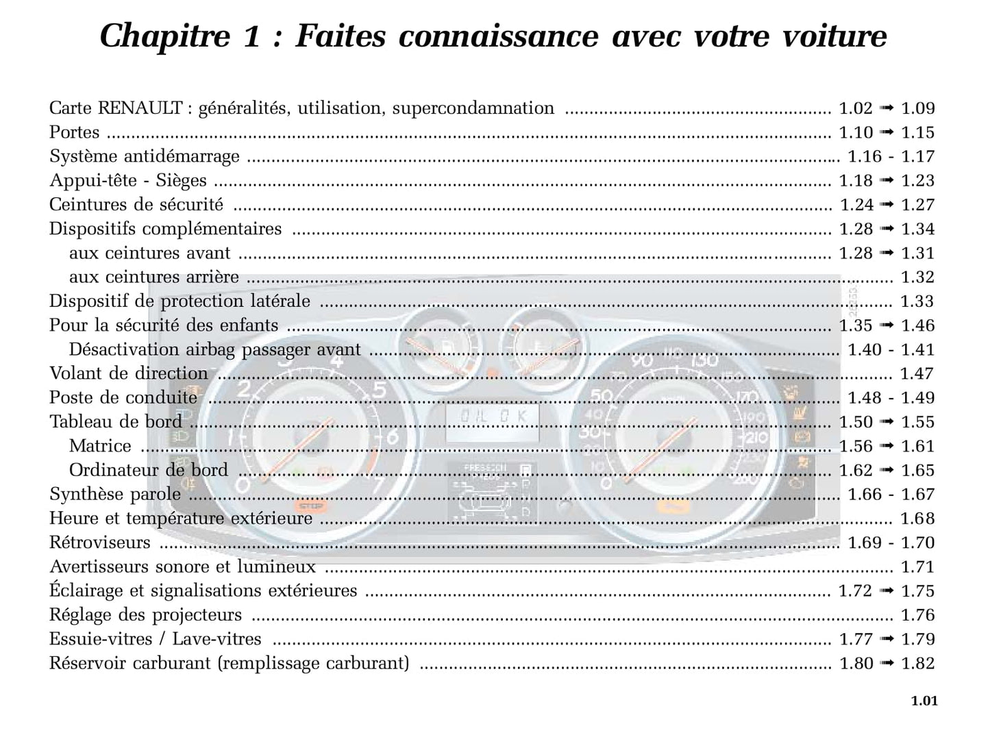 2005-2006 Renault Vel Satis Bedienungsanleitung | Französisch