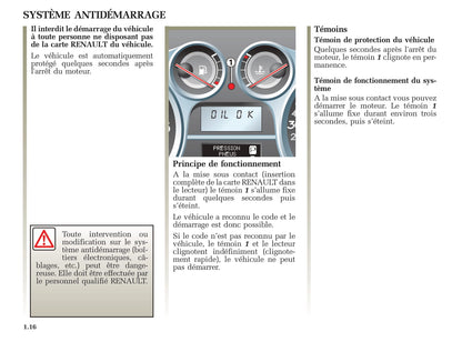 2005-2006 Renault Vel Satis Bedienungsanleitung | Französisch