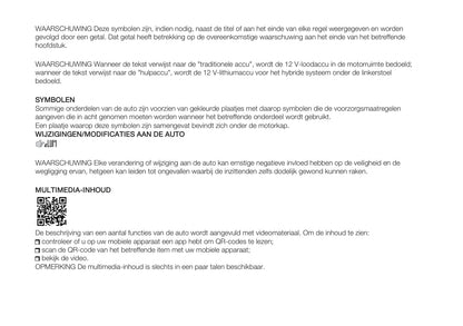 2020 Fiat 500/500C Hybrid Bedienungsanleitung | Niederländisch