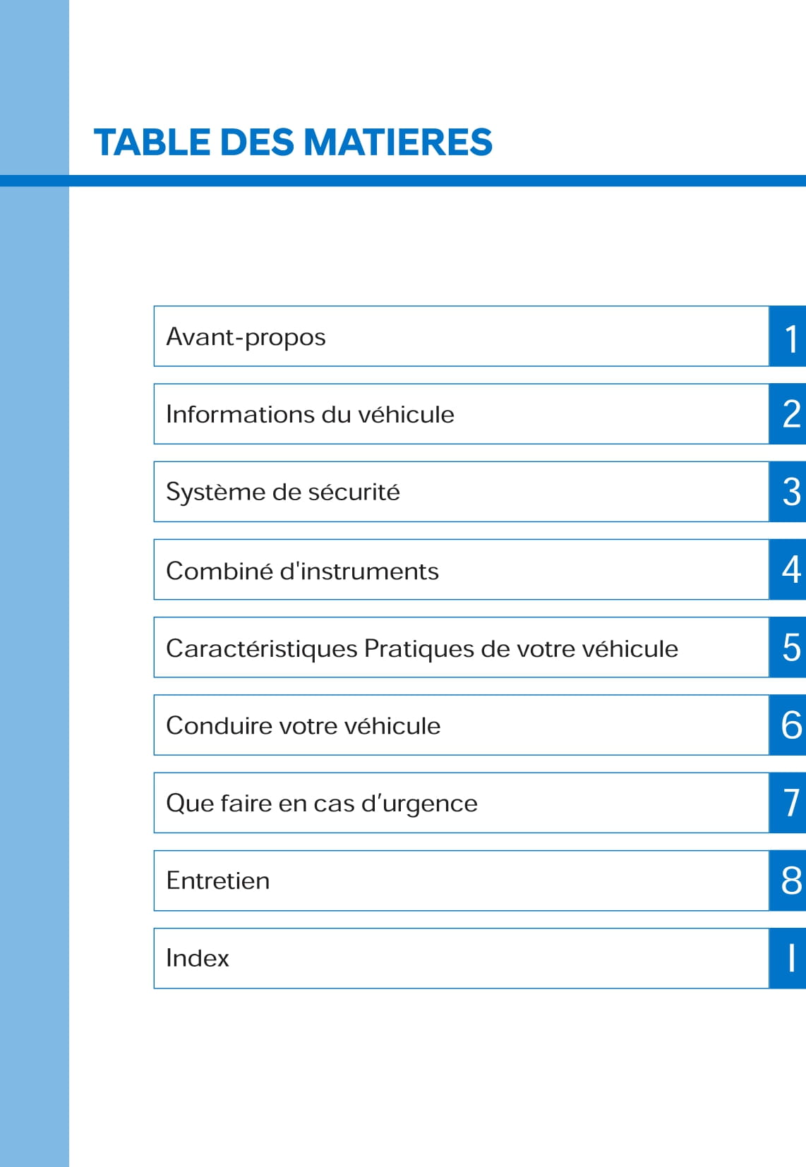 2019-2020 Hyundai i10 Owner's Manual | French