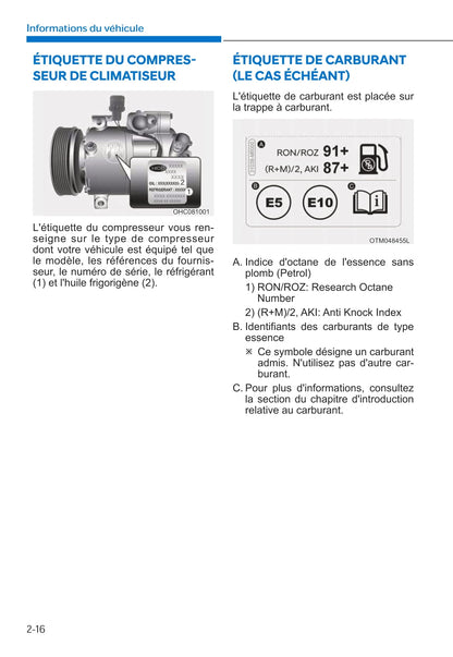 2019-2020 Hyundai i10 Owner's Manual | French