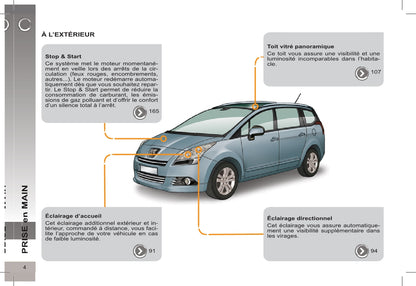 2012-2013 Peugeot 5008 Owner's Manual | French