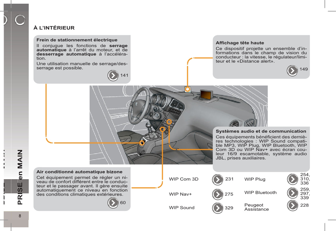 2012-2013 Peugeot 5008 Owner's Manual | French