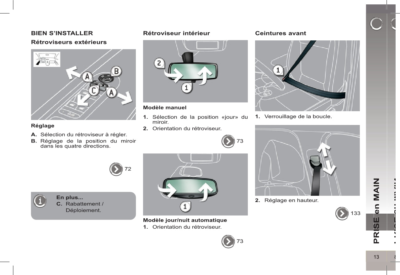 2012-2013 Peugeot 5008 Owner's Manual | French