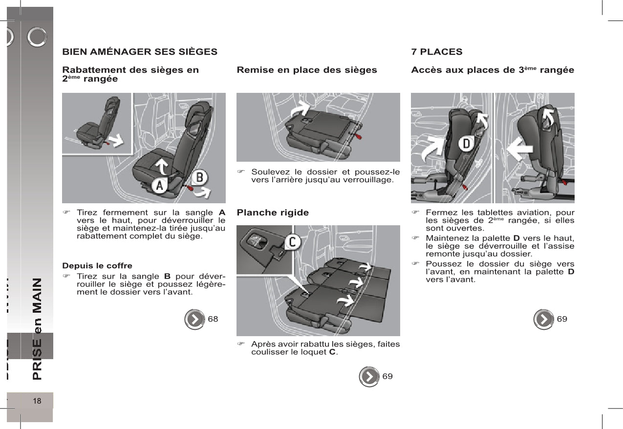 2012-2013 Peugeot 5008 Owner's Manual | French