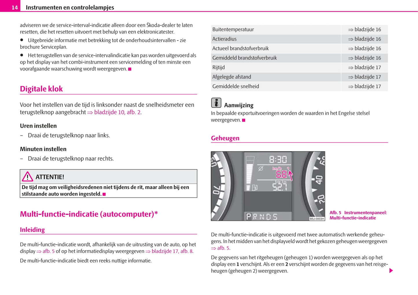 2008-2009 Skoda Fabia Owner's Manual | Dutch