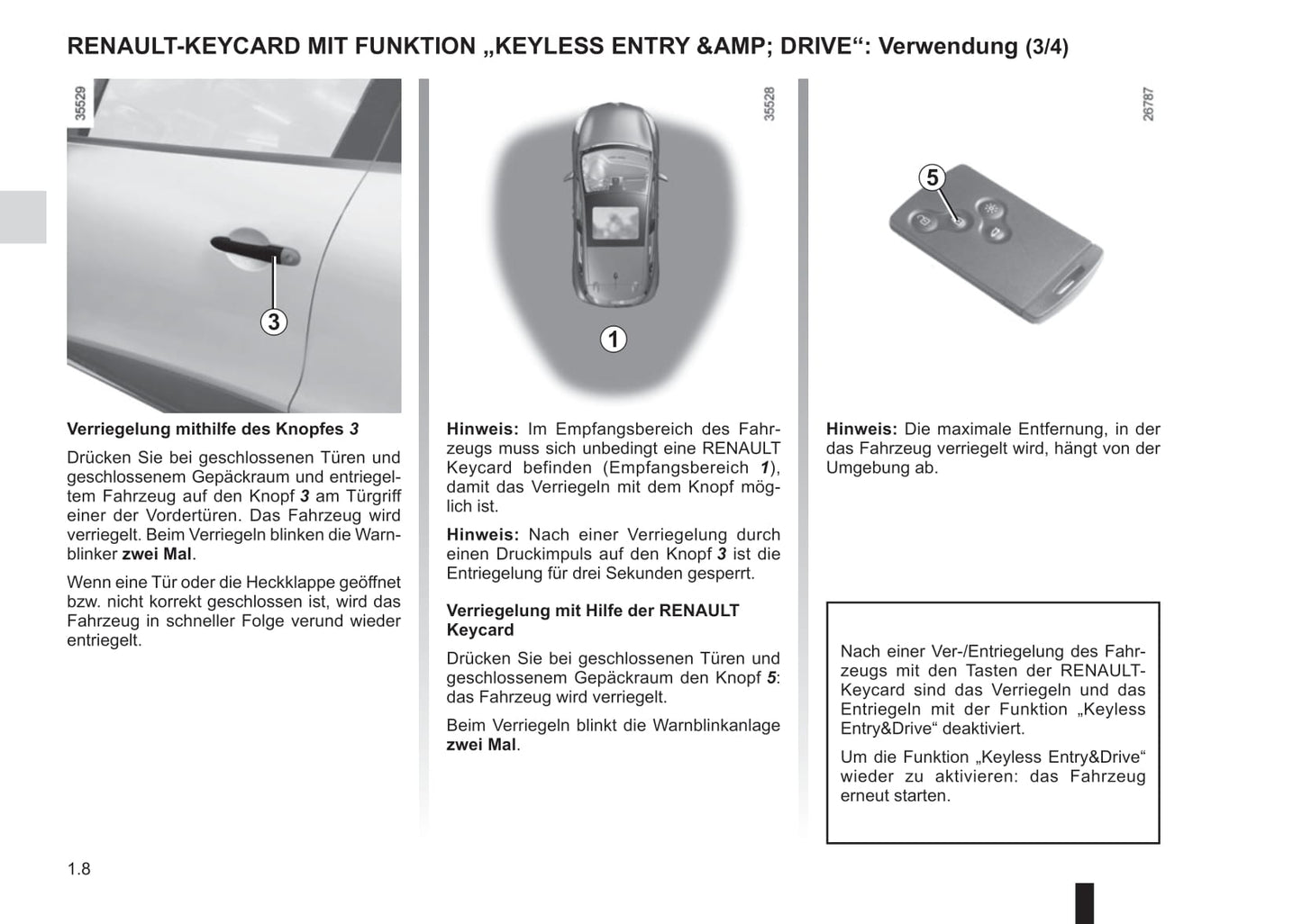 2016-2018 Renault Clio Owner's Manual | German