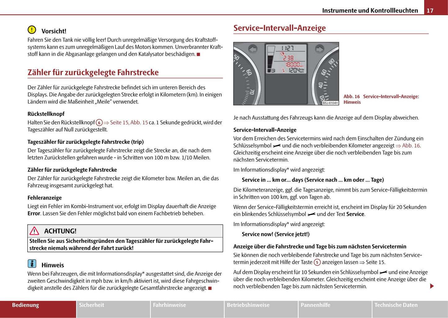 2006-2007 Skoda Fabia Owner's Manual | German