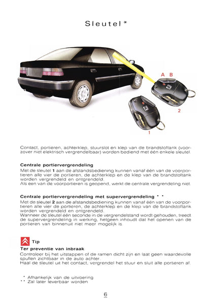 1996-1997 Citroën Xantia Bedienungsanleitung | Niederländisch