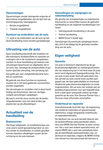 2015-2016 BMW 3 Series Bedienungsanleitung | Niederländisch