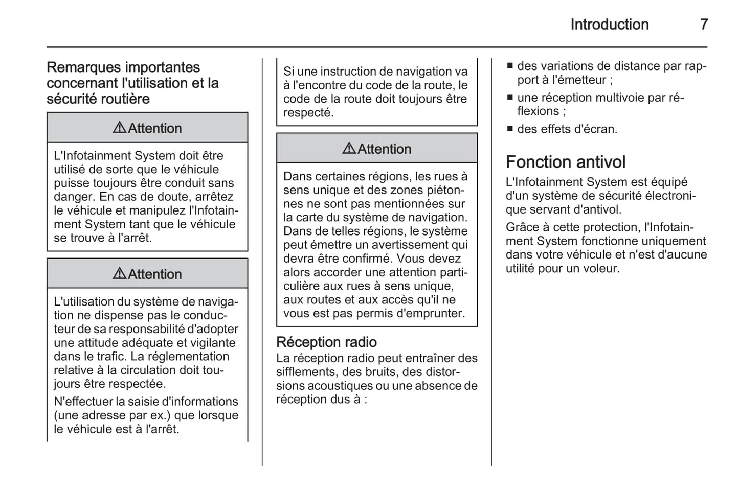 2012-2016 Opel Mokka Owner's Manual | French