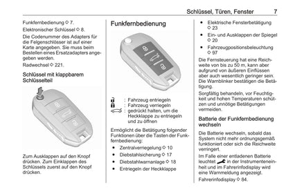 2021 Opel Corsa/Corsa-e Owner's Manual | German