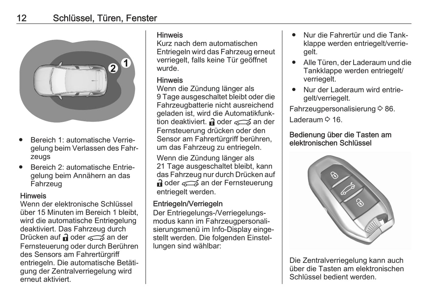 2021 Opel Corsa/Corsa-e Owner's Manual | German