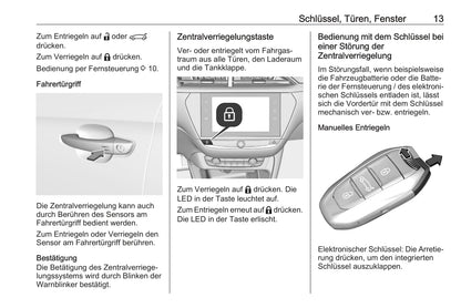 2021 Opel Corsa/Corsa-e Owner's Manual | German