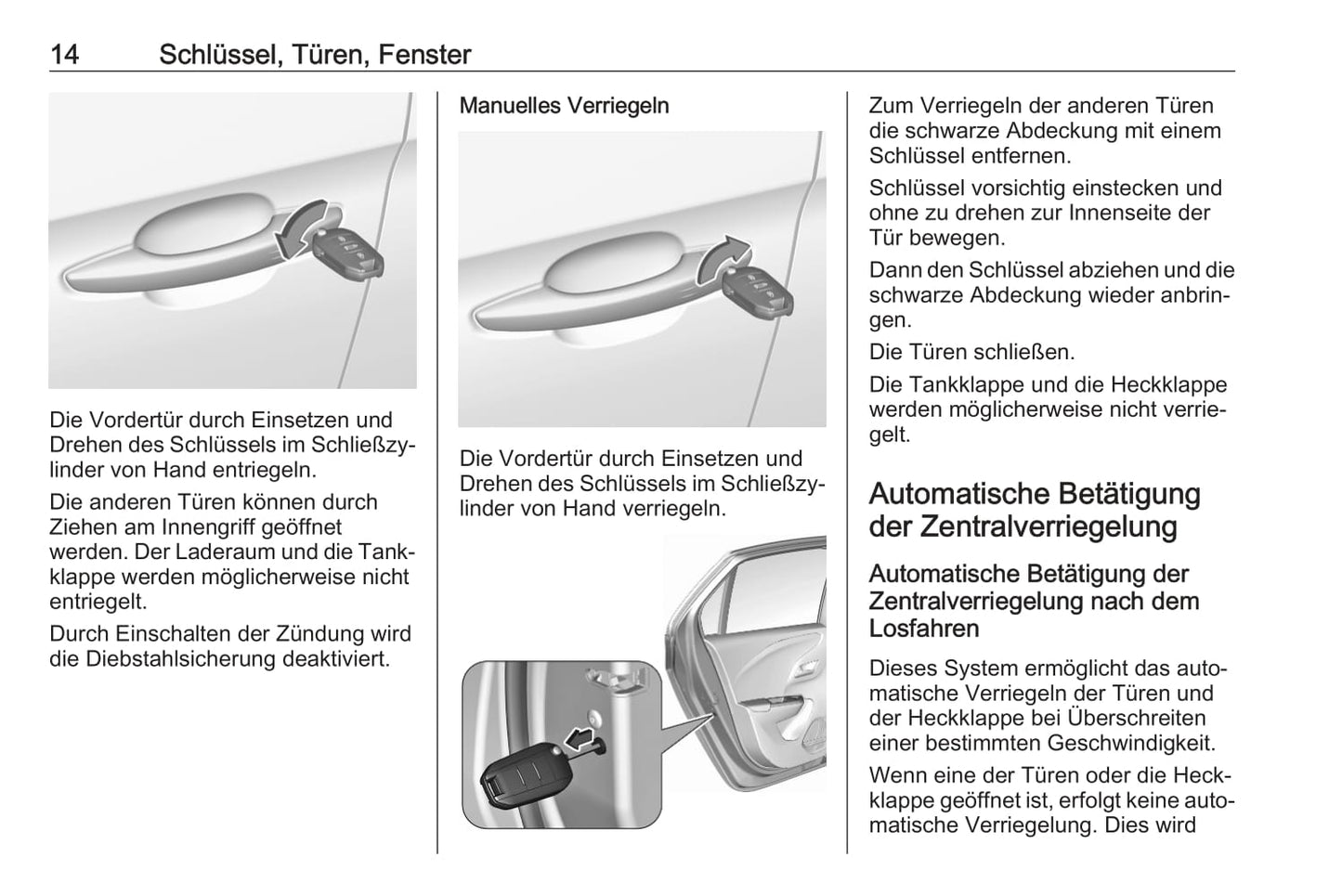 2021 Opel Corsa/Corsa-e Owner's Manual | German