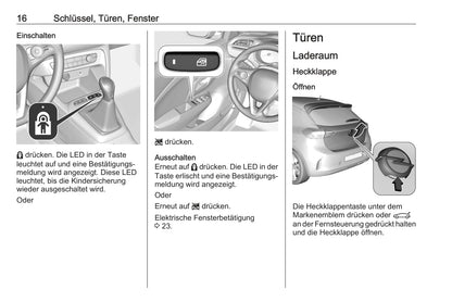 2021 Opel Corsa/Corsa-e Owner's Manual | German