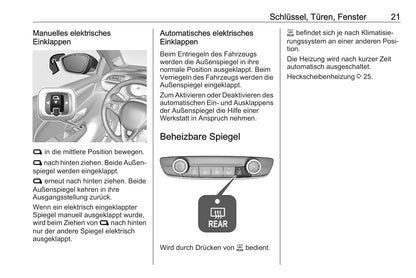 2021 Opel Corsa/Corsa-e Owner's Manual | German