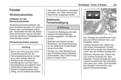 2021 Opel Corsa/Corsa-e Owner's Manual | German