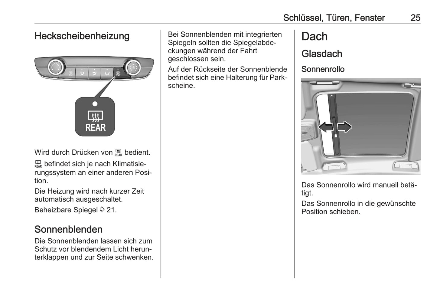 2021 Opel Corsa/Corsa-e Owner's Manual | German