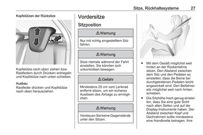 2021 Opel Corsa/Corsa-e Owner's Manual | German