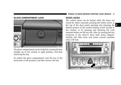 2004-2006 Chrysler Crossfire SRT6 Owner's Manual | English