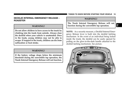 2004-2006 Chrysler Crossfire SRT6 Owner's Manual | English