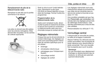 2016-2017 Opel Corsa Bedienungsanleitung | Französisch