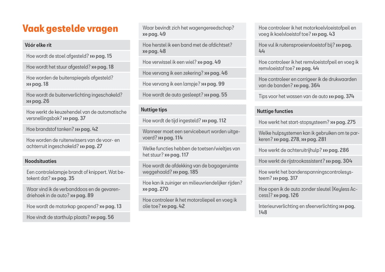 2015-2019 Seat Alhambra Owner's Manual | Dutch