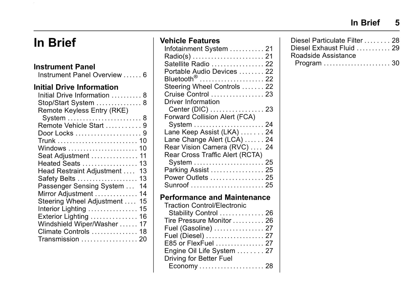 2017 Chevrolet Cruze Owner's Manual | English