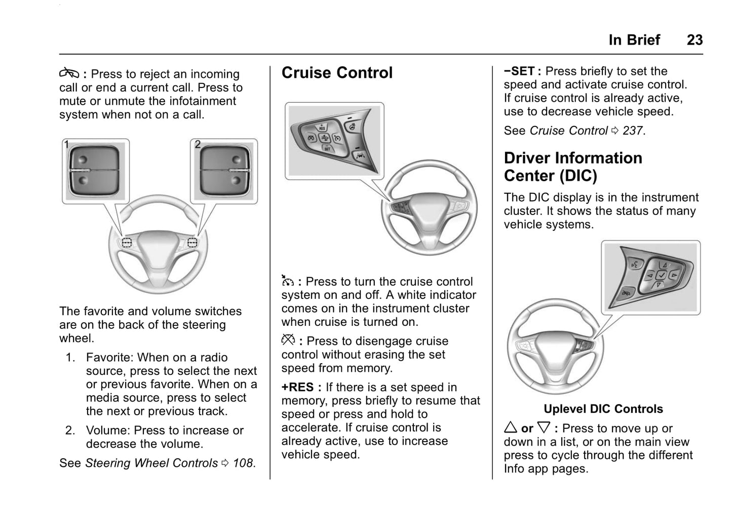 2017 Chevrolet Cruze Owner's Manual | English